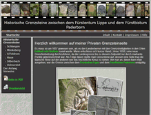 Tablet Screenshot of grenze.dannhauser.eu